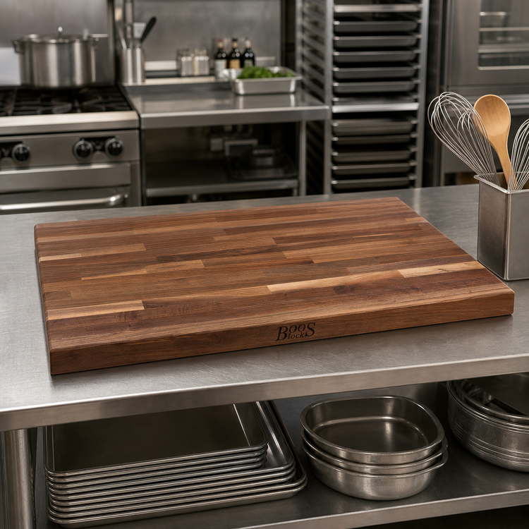 Product image #2 for John Boos Boos Block Blended Edge Grain American Black Walnut Kitchen Countertop, 36 x 27 x 1-1/2 Inch