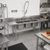 Thumbnail image #2 for Eagle Group 414 Series Coved Corner Four-Compartment Sink with Dual 18-Inch Drainboards