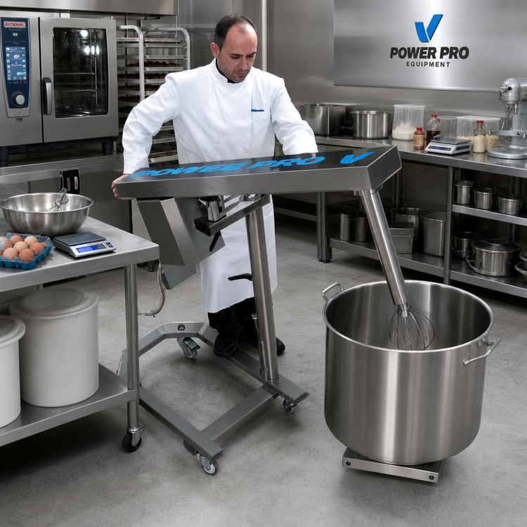 Product image #2 for Power Pro TB002 Heavy Duty Mobile Mixer, 100 Gallon Capacity, Variable Speed