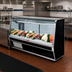Thumbnail image #2 for Howard-McCray 74-Inch Remote Single-Duty Fish & Poultry Service Case with Endless Design, Stainless Steel, and LED Lighting
