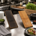 Thumbnail image #2 for American Metalcraft Carbonized Bamboo Rectangular Reversible Serving Board, 18-1/4 x 5-3/4 x 3/4 Inch