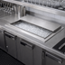 Thumbnail image #2 for Glastender Drop-In Ice Bin with Built-In 10 Circuit Cold Plate and Sliding Stainless Steel Cover, 26 x 19 Inches, 71 lb Capacity
