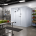Thumbnail image #2 for AmeriKooler Quick Ship Indoor Walk-In Freezer Panels Only with Aluminum Floor, 6' x 8' x 7'-7