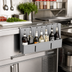 Thumbnail image #3 for Cambro 730SR191 7-Bottle Granite Gray Plastic Hang-On Speed Rail for 650 and 730 Cambar Series