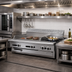 Thumbnail image #2 for Garland Cuisine 36-Inch Gas Combination Top Range with 24-Inch Left Griddle and 2 Right Open Burners, Modular Top
