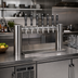 Thumbnail image #2 for Perlick Avenue H-Pipe 6-Faucet Glycol-Cooled Countertop Draft Beer Tower, Stainless Steel