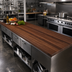 Thumbnail image #2 for Boos Block American Black Walnut Edge Grain Kitchen Countertop with Varnique Finish, 132 x 30 x 1-1/2 Inches