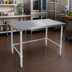 Thumbnail image #2 for John Boos Stallion 48-Inch x 24-Inch 16-Gauge Stainless Steel Work Table with Safety Edge and Galvanized Base