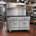 Thumbnail image #2 for Southbend Ultimate 48-Inch Gas Restaurant Range with 6 Open Burners, 1 Standard Oven, and Cabinet Base