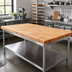 Thumbnail image #2 for John Boos Wood Bakers' Table Top, 72 x 42 x 2-1/4 Inch, Edge Grain Flat Top, Northern Hard Rock Maple