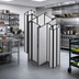 Thumbnail image #2 for Eagle Group Back-To-Back Heavy Duty 60-Inch Stainless Steel Uprights for Cantilevered Shelving