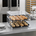 Thumbnail image #2 for Vollrath Countertop Knock-Down Slant-Front Acrylic Bakery Display Case, Self/Full-Service, 2-Tray