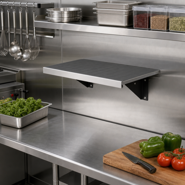 Product image #2 for Fermostock 26 Inch x 18 Inch Horizontal Solid Polymer Shelf