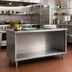 Thumbnail image #2 for Eagle Spec-Master 96-Inch x 30-Inch Open Front Stainless Steel Cabinet Base Work Table