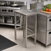 Thumbnail image #2 for Advance Tabco Special Value 30 Inch x 16 Inch Stainless Steel Square Leg Filler Work Table