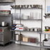 Thumbnail image #2 for Metro Super Adjustable Super Erecta Chrome Plated Wire Add-On Shelving Unit, 60 Inches Wide x 18 Inches Deep x 63 Inches High, 4 Shelves