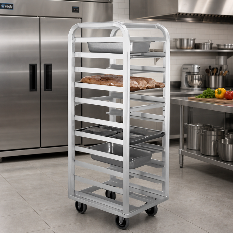 Product image #2 for Eagle Lifetime Series Universal End-Load Roll-In Refrigerator Rack, Aluminum, 21-1/2 x 26 x 64 Inches