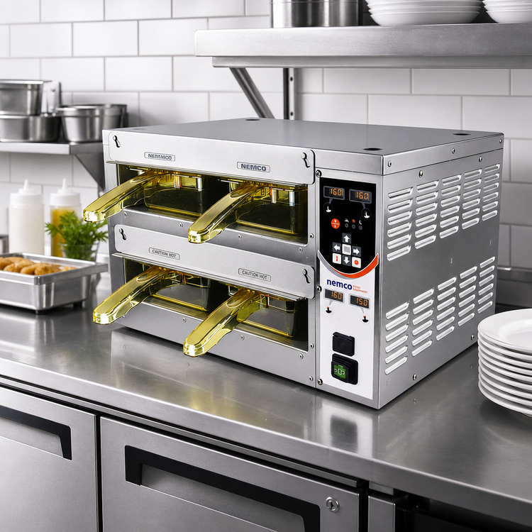 Product image #2 for Nemco Hot Hold 6070-TT Countertop Dry/Moist Food Warmer, 4-Pan Capacity