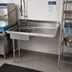 Thumbnail image #2 for Omcan USA 50 Inch Left-Hand Undercounter Soiled Dish Table with 20 x 20 x 8 Inch Pre-Rinse Sink