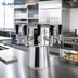 Thumbnail image #2 for Glastender 4-Faucet Mirror Finish Stainless Steel Glycol-Cooled Mushroom Draft Dispensing Tower