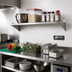 Thumbnail image #2 for Eagle Group Heavy Duty Double Knob 18-Inch Stainless Steel Shelf C Bracket