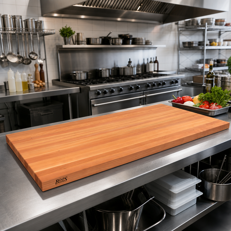 Product image #2 for Boos Block American Cherry Edge Grain Kitchen Countertop, 108 x 25 x 1-1/2 Inch, Varnique Finish