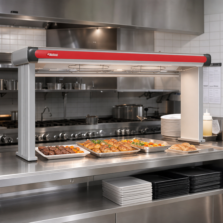 Product image #2 for Hatco Glo-Ray Designer Infrared Aluminum High-Watt Strip Heater with Lights, 51.5-Inch
