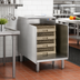 Thumbnail image #2 for Eagle 1800 Series 24-Inch Flatboard Top Glass Rack Storage Unit, 304 Stainless Steel