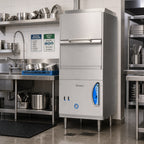 Thumbnail image #3 for Eurodib USA Lamber P700EKDPS High-Temperature Door-Type Pot & Pan Washer, Stainless Steel, Drain Pump, 30-20-15 Racks/Hour