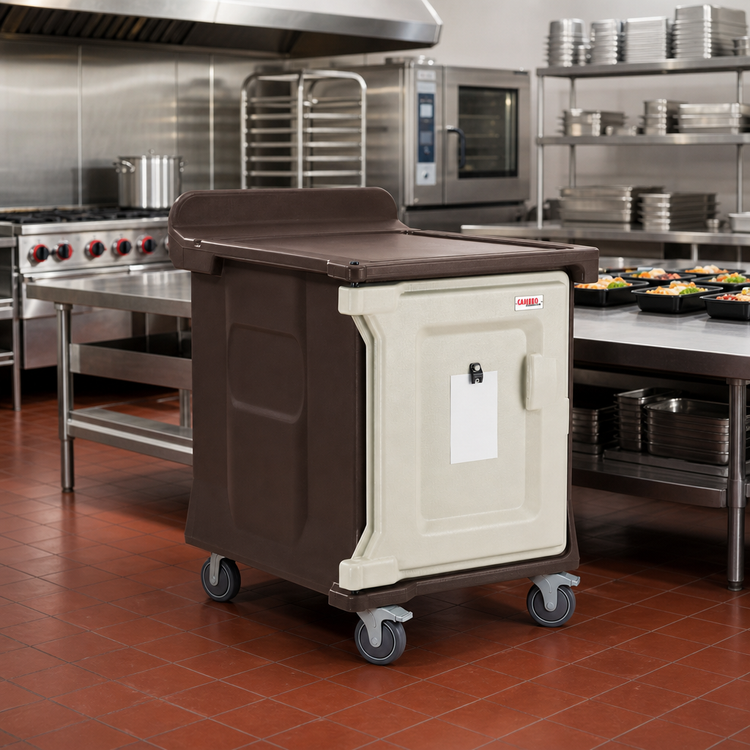 Product image #3 for Cambro Dual-Access Insulated Meal Delivery Cart for 10 15" x 20" Trays