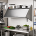 Thumbnail image #2 for Eagle Group 63 Inch Wall-Mounted Solid Slanted Rack Shelf with Right-Side Drip Tube