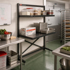 Thumbnail image #2 for Metro SmartLever SM762454-ADD Cantilever Shelving Add-On Unit, 76-3/8"H, for 54"W x 24"D Shelves, Epoxy-Coated Steel