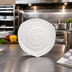 Thumbnail image #3 for Ardesia Selena 11-Inch Triangular Break-Resistant White Melamine Plate