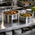Thumbnail image #2 for CookTek SinAqua Round Drop-In Waterless Induction Buffet Warmer / Hot Food Dry Well, 11.25-Inch, 650W, 208-240V