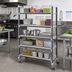 Thumbnail image #2 for Cambro Camshelving Elements XTRA 21-Inch Deep x 60-Inch Long 5-Tier Vented Mobile Starter Unit