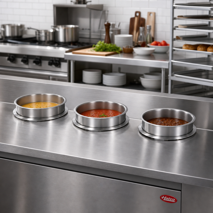 Product image #2 for Hatco Round Drop-In Heated Well, 4 Qt, Non-Insulated