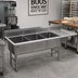 Thumbnail image #2 for John Boos Pro-Bowl 3-Compartment Bakery Sink with 20-Inch Right Drainboard