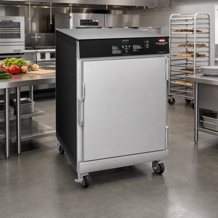 Product image #2 for Hatco Flav-R-Savor® Mobile Heated Holding Cabinet, 1-Door, 7-Slide