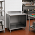 Thumbnail image #2 for Eagle Spec-Master Open Front Enclosed Worktable with Backsplash, 120W x 24D