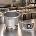Thumbnail image #2 for Eagle Group 7-Qt Round Drop-In Electric Food Warmer with Drain, 120V