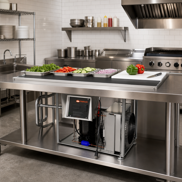 Product image #2 for Hatco Built-In Flush Top Cold Shelf, 36 Inch x 19.5 Inch, Top-Mount Condensing Unit