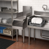 Thumbnail image #2 for Glastender 12-Inch x 29-Inch Free Standing Recessed Drainboard, Stainless Steel