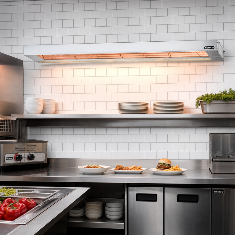Product image #2 for Nemco 24-Inch Single Remote-Controlled Infrared Strip Heater with Lights, 240V