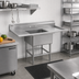 Thumbnail image #2 for Spec-Master 1-Compartment Commercial Sink with Right Drainboard, 51-1/2 Inch W x 31 Inch D