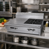 Thumbnail image #2 for Garland Cuisine 36-Inch Heavy Duty Modular Top Natural Gas Combination Top Range with 2 Open Burners and 18-Inch Hot Top