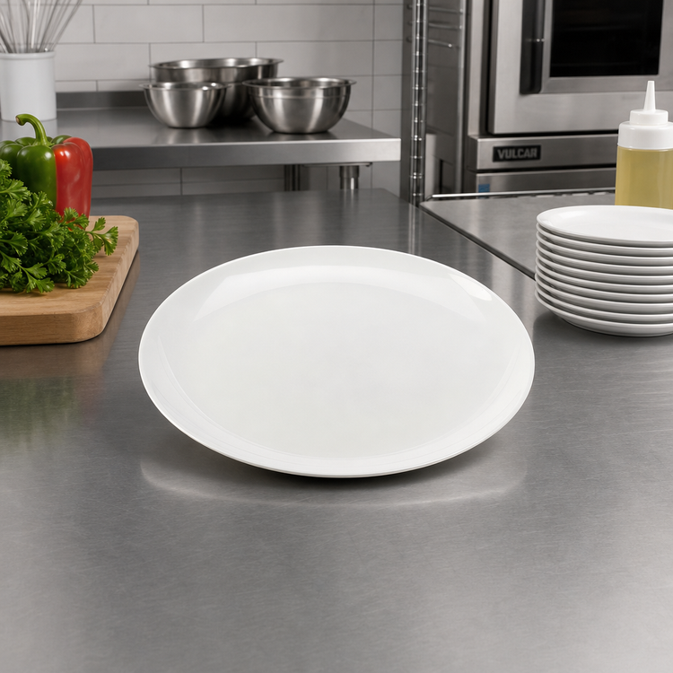 Product image #3 for American Metalcraft MTP14 14-Inch Round White Melamine Serving Plate