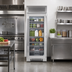 Thumbnail image #3 for True Residential 36-Inch One-Section Upright Glass Door Reach-In Refrigerator