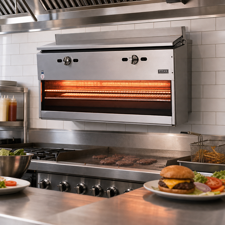 Product image #2 for Titan 84" Wall Mount Gas Infrared Cheesemelter