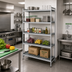 Thumbnail image #2 for Fermostock 5-Tier Starter Polymer Shelving Unit, 38 in. W x 18 in. D x 83 in. H