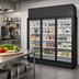 Thumbnail image #2 for Three-Section Low-Temp Self-Contained Glass Door Freezer Merchandiser